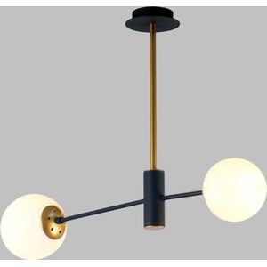 Design hanglamp Danley, 2-lichts - melkwit