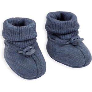 Smallstuff Kruipschoenen - Wol - Denim Melange - Smallstuff - 56/62 - Kruipschoenen