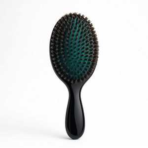 DEI ZI Classic Bristle Brush Haarborstel met Zwijnenhaar – Voor Glanzend, Gezond en Zijdezacht Haar – Anti-Pluis – Stimuleert Hoofdhuid – Geschikt voor Alle Haartypes