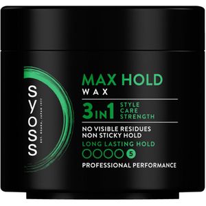 SYOSS - Max Hold Haarwax - Verzorging - Langdurige Styling - 150ml - 1 stuk