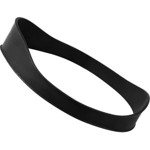 Gebogen Siliconen Band Kapsel Banden - Zachtheid en Elasticiteit - Doe-Het-Zelf Kapsels - Mannen Zwart .