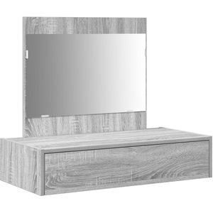 vidaXL - Wandgemonteerde - Kaptafel - Grijze - Sonoma - 83x40x70 - cm