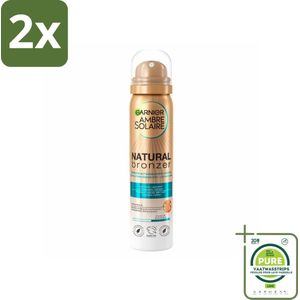 Garnier - Ambre Solaire - Body Mist - Natural Bronzer - 150 ml - Voordeelverpakking - 2 stuks - Zelfbruiner - Bruining