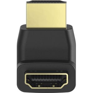 Hama 00205164 HDMI Adapter [1x HDMI-bus - 1x HDMI-stekker] Zwart