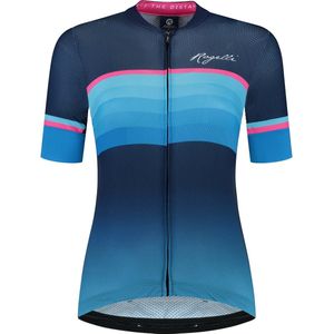 Rogelli Impress II Fietsshirt - Korte Mouwen - Dames - Blauw, Roze, Zwart - Maat 2XL