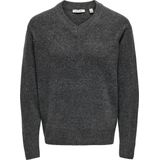 ONLY&SONS - ONSMOVE RLX BRUSHED V-NECK KNIT - Heren - Gebreide truien