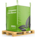 Gedroogde Koemest (Bigbag 1000 Liter – voor 1000m2) Organifer