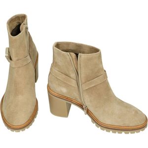 Softwaves -Dames -  beige - enkellaarzen - maat 39