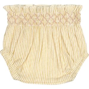 Frogs and Dogs - Geweven Bloomer Goud Glitter | Sheer Pink - Katoen - Maat 50/56