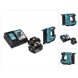 Makita DBN 500 RG accu staande spijkermachine 18 V 15-50 mm + 2x accu 6.0 Ah + lader