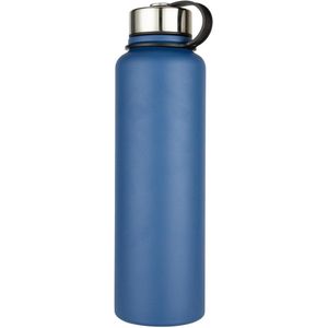 Vacuüm geïsoleerde waterfles - Sportfles - 500ml - Blauw - Roestvrij staal