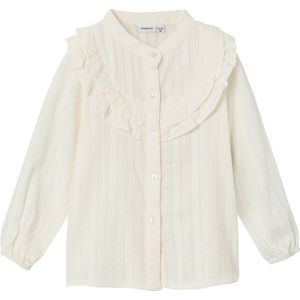 NAME IT MINI Blouse met Ruches Off White