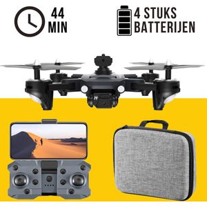 Killerbee FX4 Falcon - Drone met dubbele camera - geschikt voor kinderen en volwassenen - Ultra Fly More Combo - 48 minuten vliegtijd - Inclusief gratis video tutorials, tas en 4 batterijen!