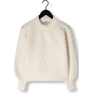 MSCH Copenhagen Mschjaycie Pullover Truien & vesten Dames - Sweater - Hoodie - Vest- Wit - Maat L/XL