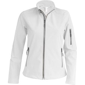 Kariban Dames/dames Soft Shell-jas (Wit)