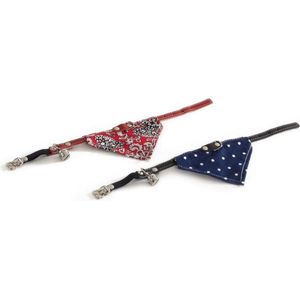 Beeztees - Kattenhalsband - Incl. Bel+Doek - Rood - 32x1x0,2 cm