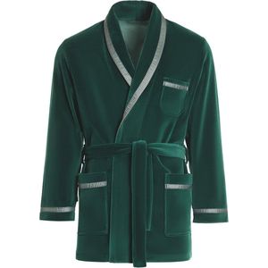 Korte kamerjas voor heren in velours - Groen, 4XL