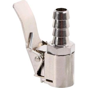 Ventilanschluss Luftspannfutter Clip Silber 8mm - Auto Autoreifen Inflator Adapter .