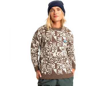 Quiksilver Hall City Sweater Sweatshirt Bruin 14 Years Jongens