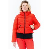 Protest Prtpreppy - Skijas Dames - Afritsbare tailleband - Puffer - Winterjas – Poppy Red