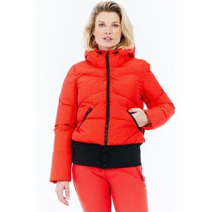 Protest Prtpreppy - Skijas Dames - Afritsbare tailleband - Puffer - Winterjas – Poppy Red