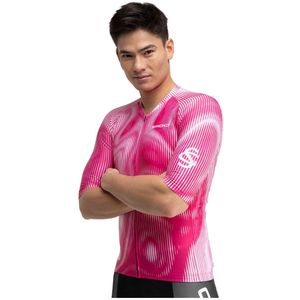 Siroko Sc M2 Batalla Korte Mouw Wielertrui Roze M Man