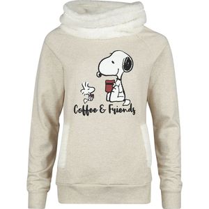 Peanuts Coffee & Friends Dames Sweatshirts - beige - M