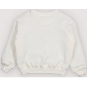 Witte smiley sweater 6y