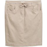 TOM TAILOR - Rok - Taupe - Knielengte - Corduroy