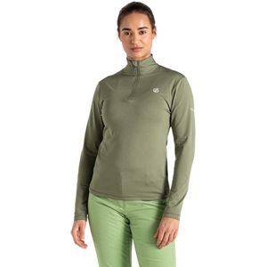 Dare2b Lowline Ii Stretch T-shirt Met Lange Mouwen Groen 42 Vrouw