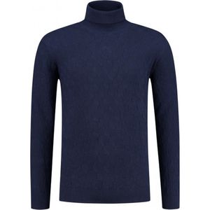 GENTS - Coltrui jacquard - Katoen - Blauw - Maat XL/XL