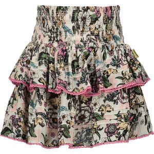 Vingino Meisjes Mini Skirt Qelsy Macroon white - Maat 128