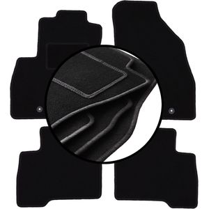Complete set veloursmatten voor: Fiat Fiorino III combivan (2007-2017)