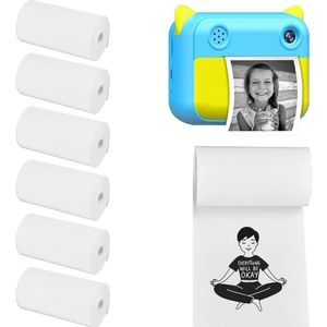 SIYINGSAERY 6pcs Thermal Paper Roll 57mm x 6m x 30mm Ec-Cash Thermal Roll Thermal Paper Cash Register Rolls Thermal Receipt Rolls Printing Paper for Direct Kids Camera