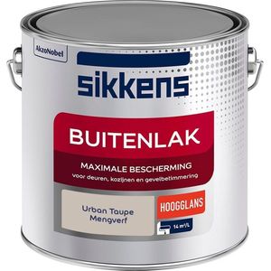 Sikkens Buitenlak - Verf - Hoogglans - Mengkleur - Urban Taupe - 2,5 liter