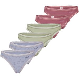 sloggi Dames string 6 pack GO Crush