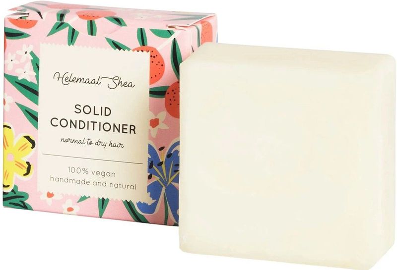 HelemaalShea - Solid Conditioner - Normaal tot Droog Haar - 50 Gram