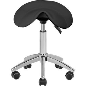 DermaSyis Cosmetische Kruk AM-302 Zwart