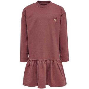 Hummel - hmlSIGRID DRESS - Meisjesjurk - Fleece - Biologisch Katoen en Gerecycled Polyester