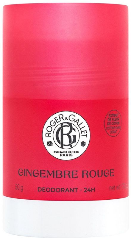 Roger & Gallet - Deodorant Stick - Gingembre Rouge - 50gr - Aluminiumvrij