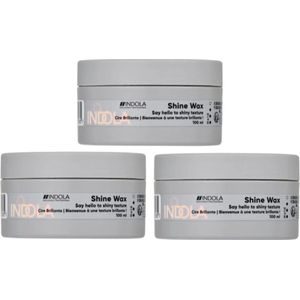 Indola Texture Shine Wax Voordeelpack - 3x100ml