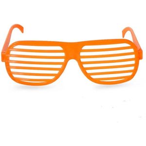 Koningsdag zonnebril - koningsdag kleding - koningsdag accessoires - Festival - Nederlands elftal - Oranje - voor man en vrouw - Raster 1 stuks