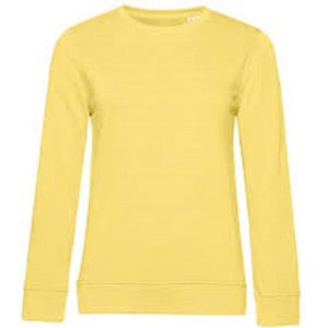 B&C Dames/dames Organic Sweatshirt (Brandend Geel)