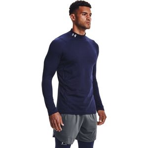 Under Armour CG Armour Fitted Mock-Midnight Navy / / White