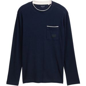 Tom Tailor 2-in-1 katoenen shirt met lange mouwen