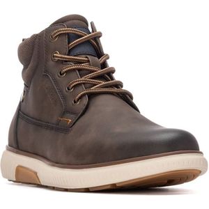 Refresh - 17289602 - Enkellaarsjes - Bruin - Plat - Ritssluiting - Casual