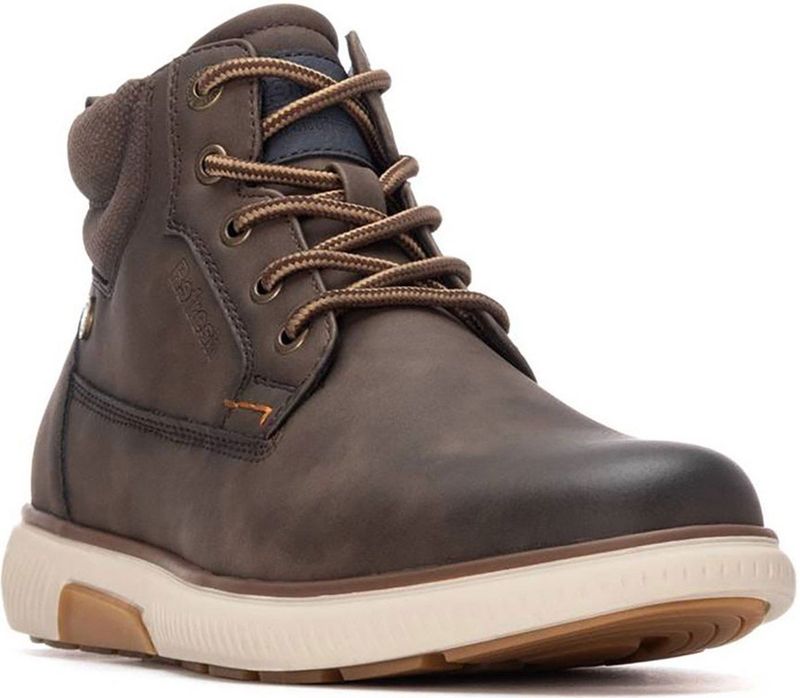 Refresh - 17289602 - Enkellaarsjes - Bruin - Plat - Ritssluiting - Casual