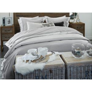 Riviera Maison - Residenza - Dekbedovertrek - Lichtgrijs