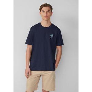 Q/S designed by - Heren t-shirt - Maat M - Mannen - 5884 BLUE -