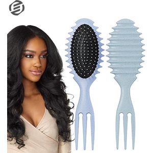 Equivera Curl Defining Brush - Krulborstel - Krul Borstel - Krul Kam - Borstel Voor Krullend Haar